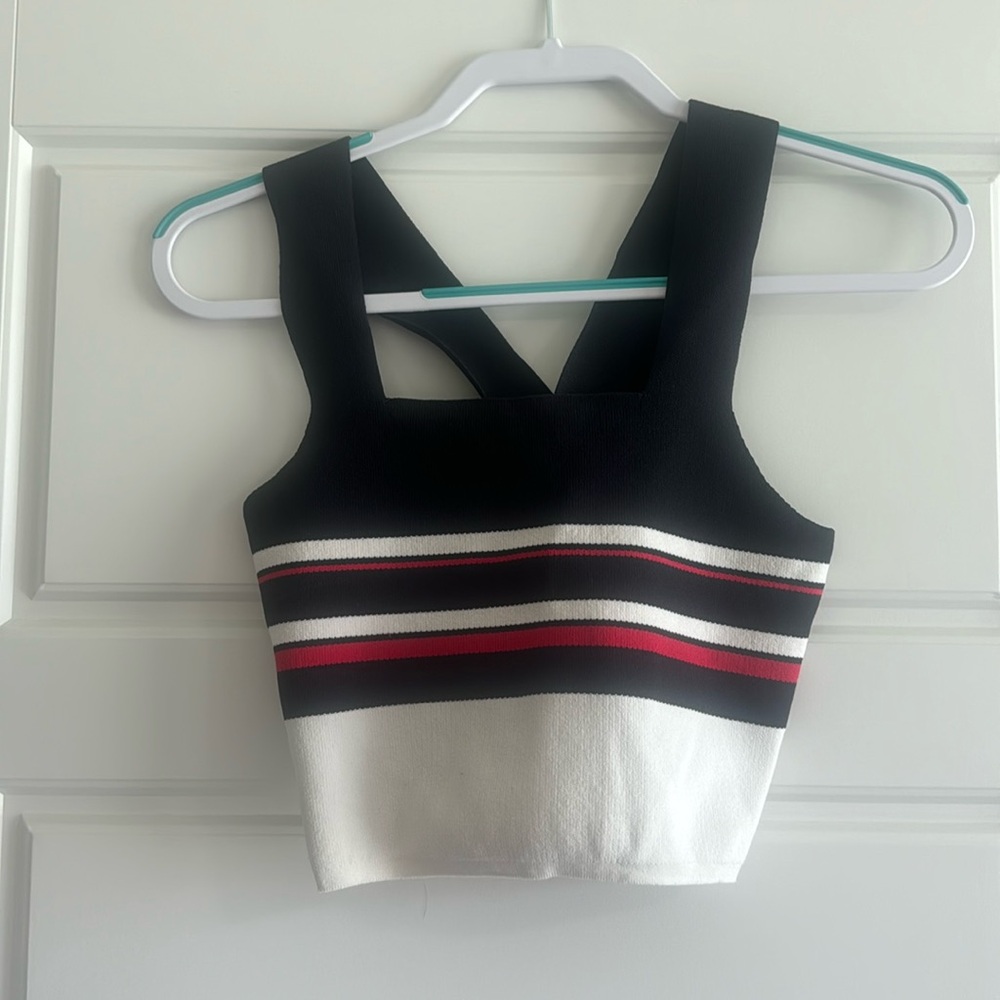 Crop top striped